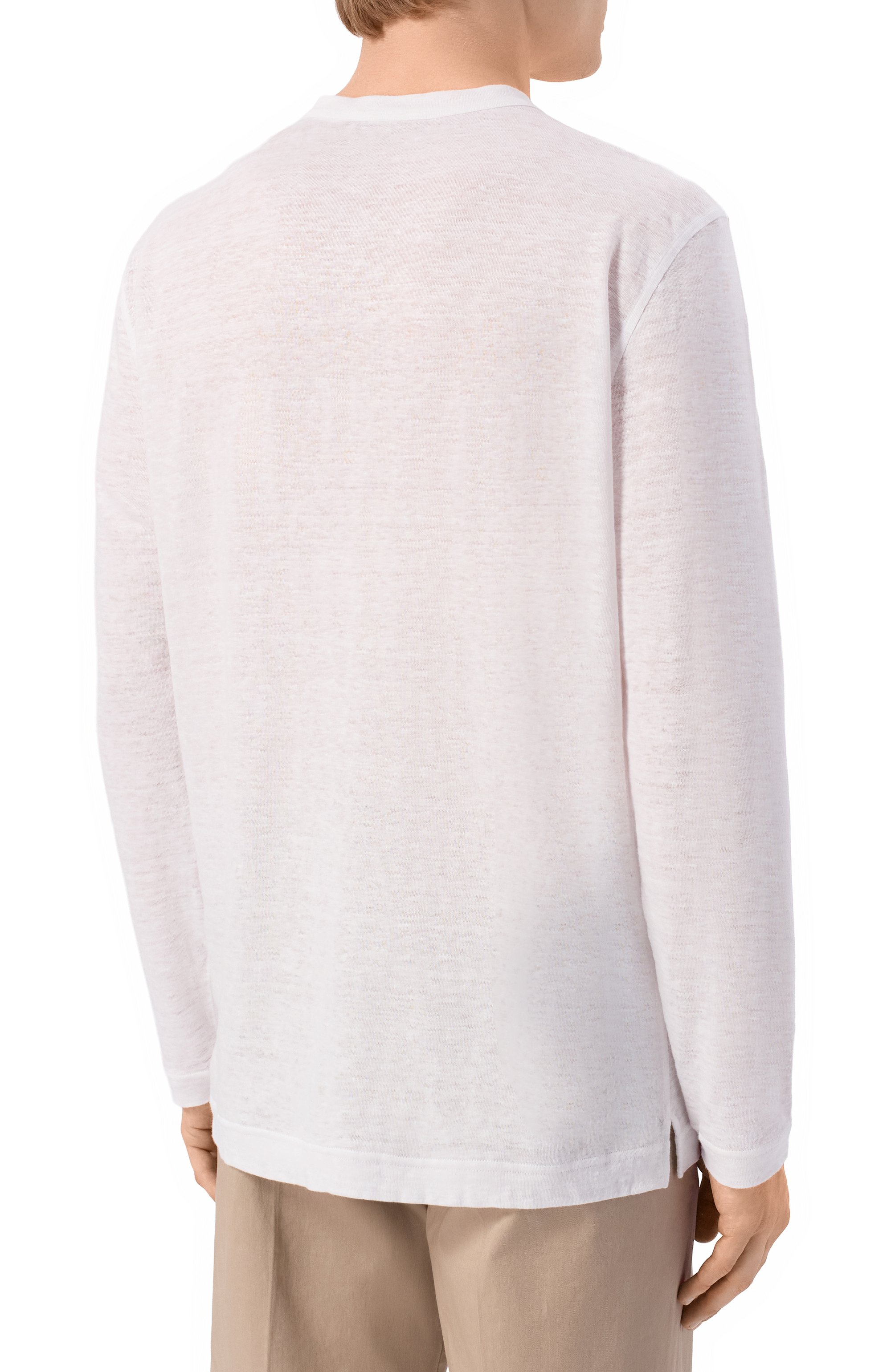 Льняной лонгслив-хенли STEFANO RICCI, арт. K919510S4B/T26205, фото 4