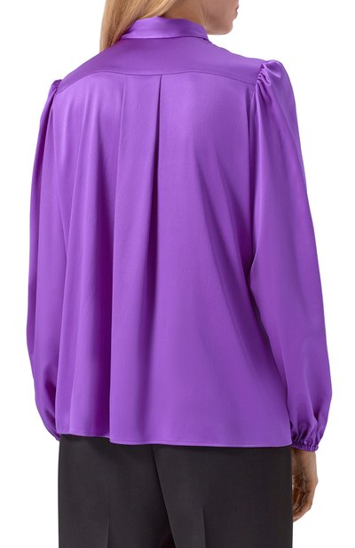 Атласная блузка DOLCE & GABBANA, арт. F5Q44T/FURAG, фото 4