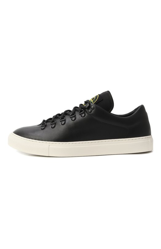 Кожаные кеды Stone Island 81FWS0101 Чёрный  81FWS0101 Фото 4