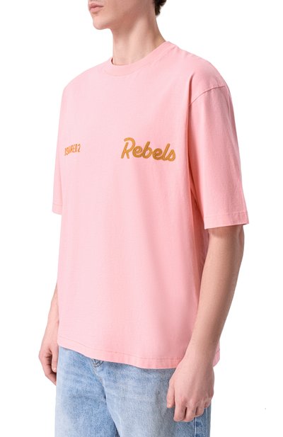 Хлопковая футболка DSQUARED2, арт. S74GD1542/D20108, фото 3