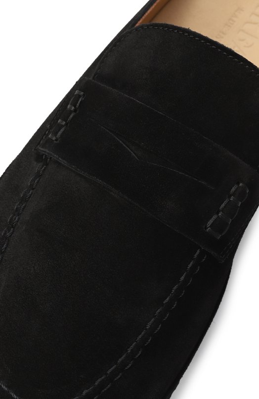 Замшевые домашние туфли Farfalla F5ALI/SUEDE Чёрный  F5ALI/SUEDE Фото 7