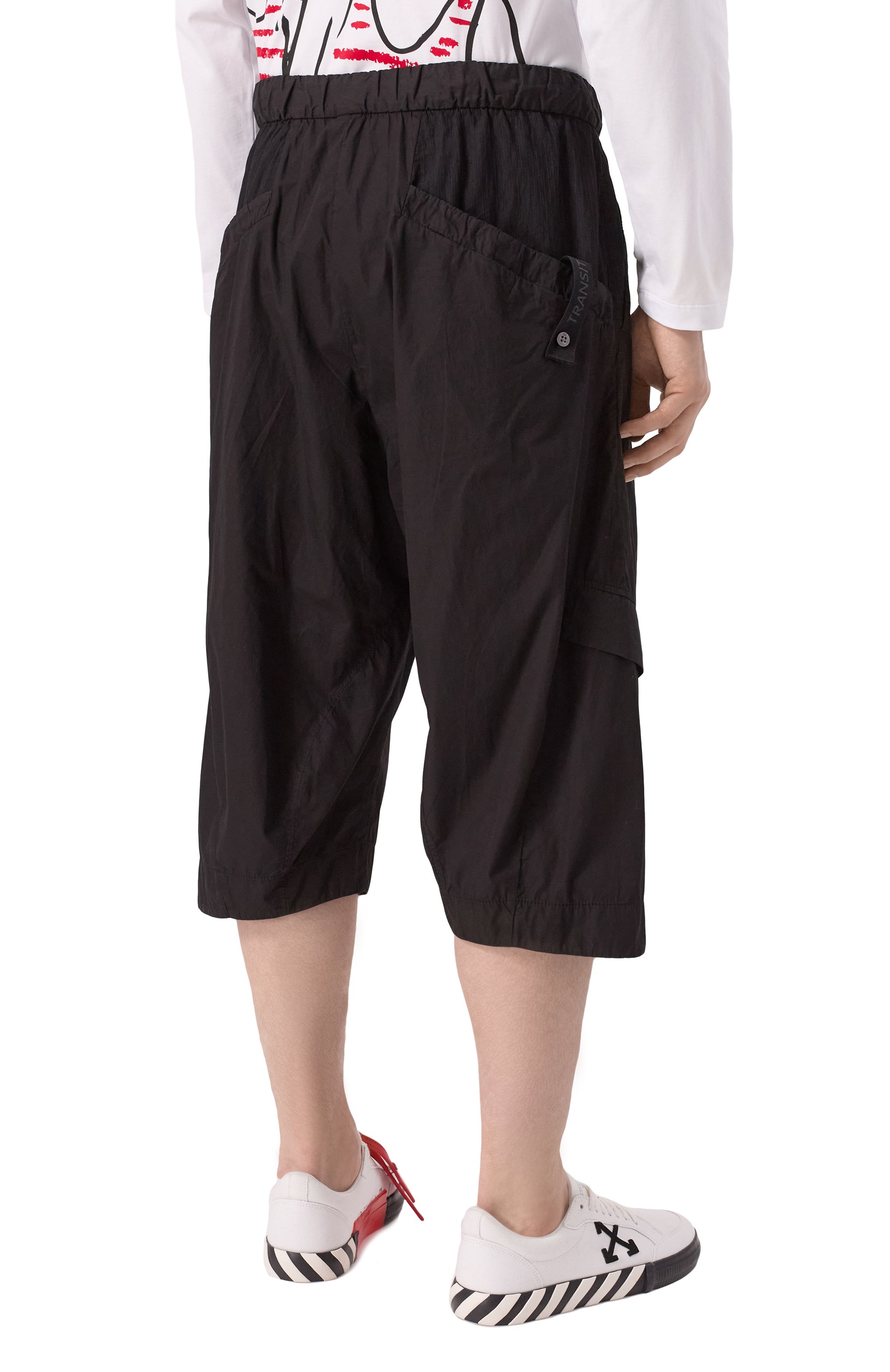 Шорты из хлопка и вискозы TRANSIT, арт. CFUTRZB118, фото 4