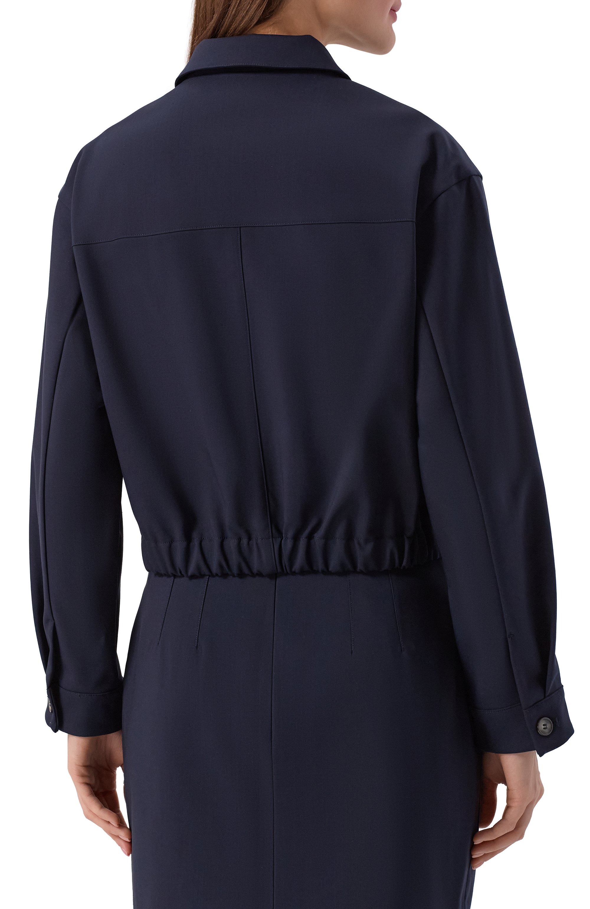 Бомбер из шерсти и вискозы 12 STOREEZ, арт. 136850, фото 4