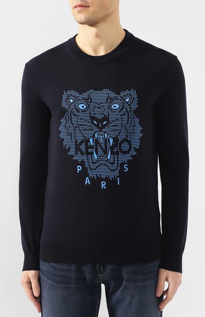 Хлопковый джемпер KENZO, арт. FA55PU5003XB, фото 3