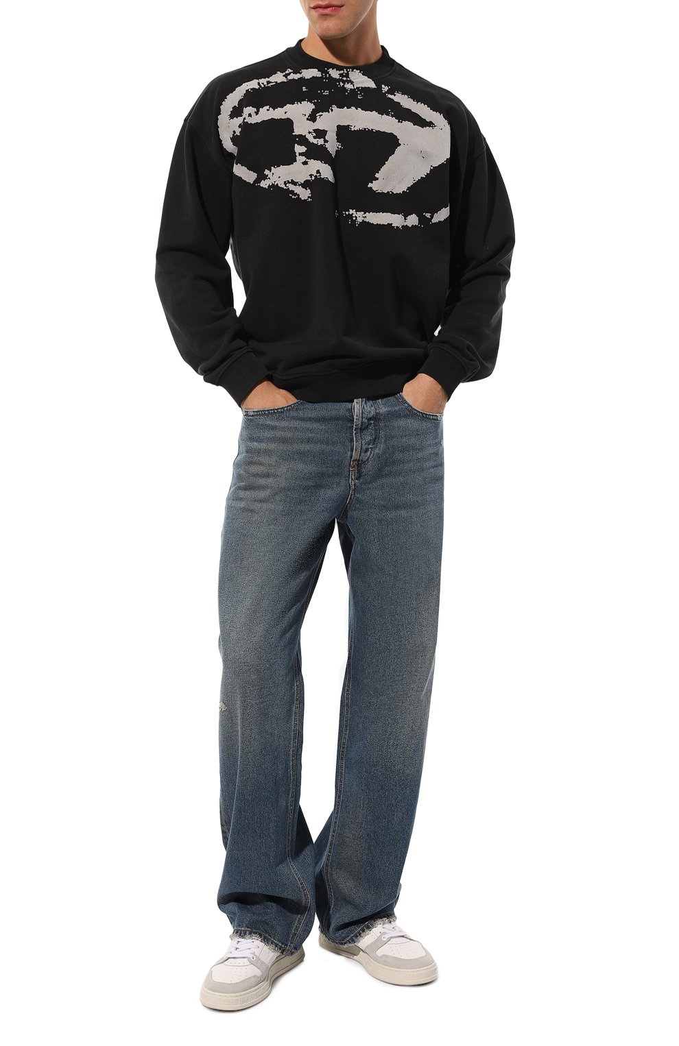 Хлопковый свитшот DIESEL, арт. A13051/0DQAK, фото 2