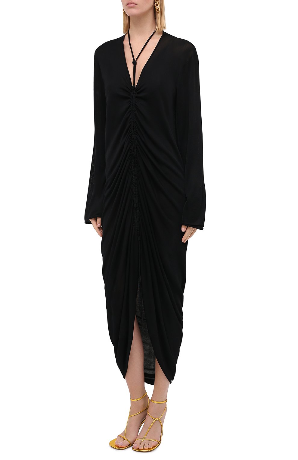 Платье из вискозы BOTTEGA VENETA, арт. 627163/VKW00, фото 3