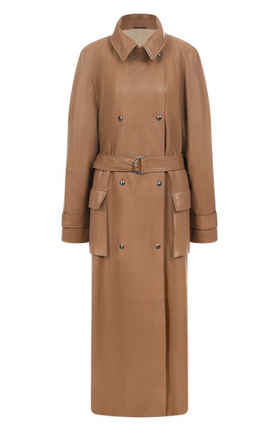 Женский кожаный тренч BRUNELLO CUCINELLI, арт. MPBIL9917P