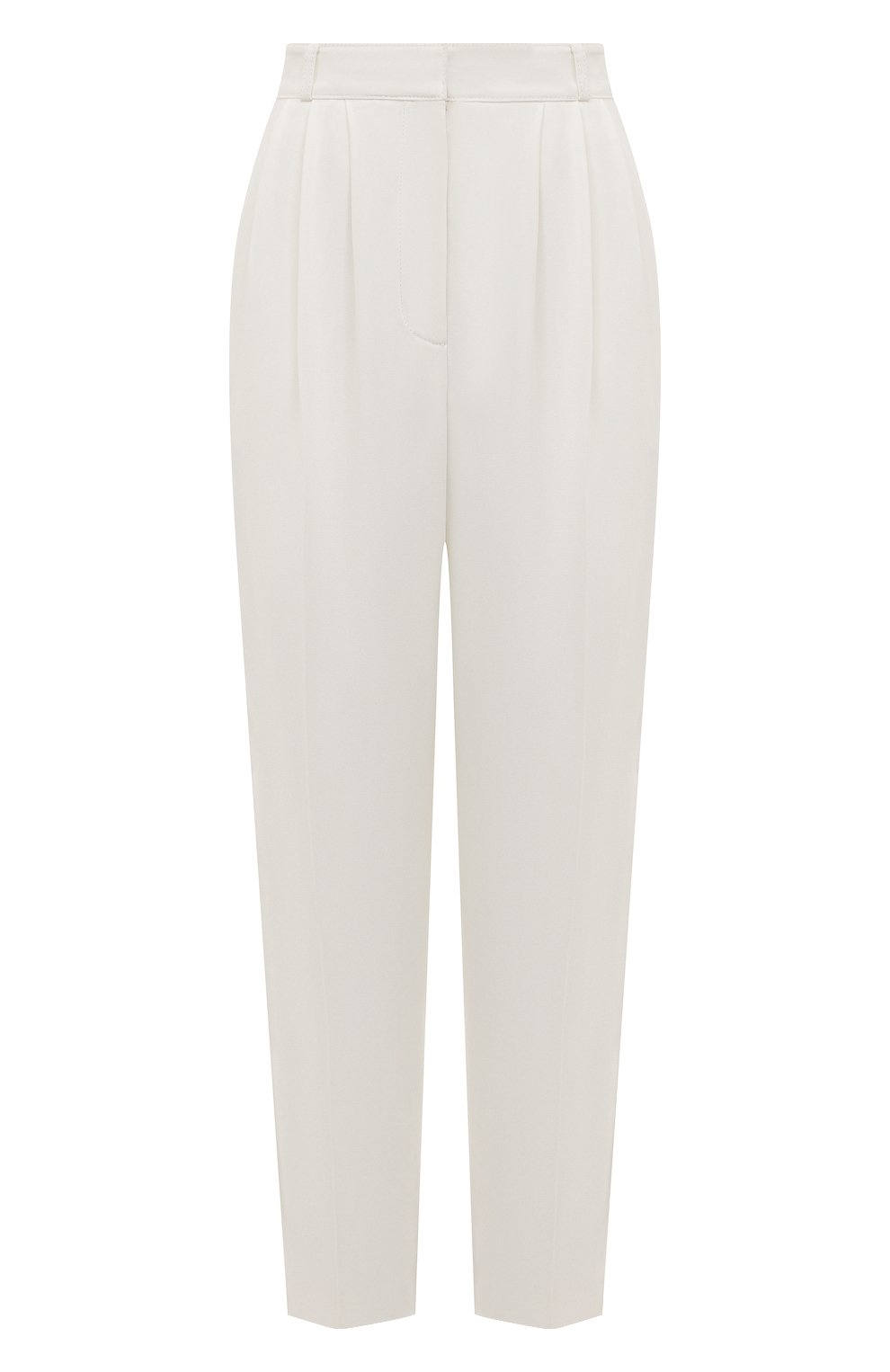 Брюки ALEXANDER MCQUEEN молочного цвета по цене 107000 руб., арт. 585278/QEAAA, фото 1 Брюки ALEXANDER MCQUEEN, арт. 585278/QEAAA, фото 1