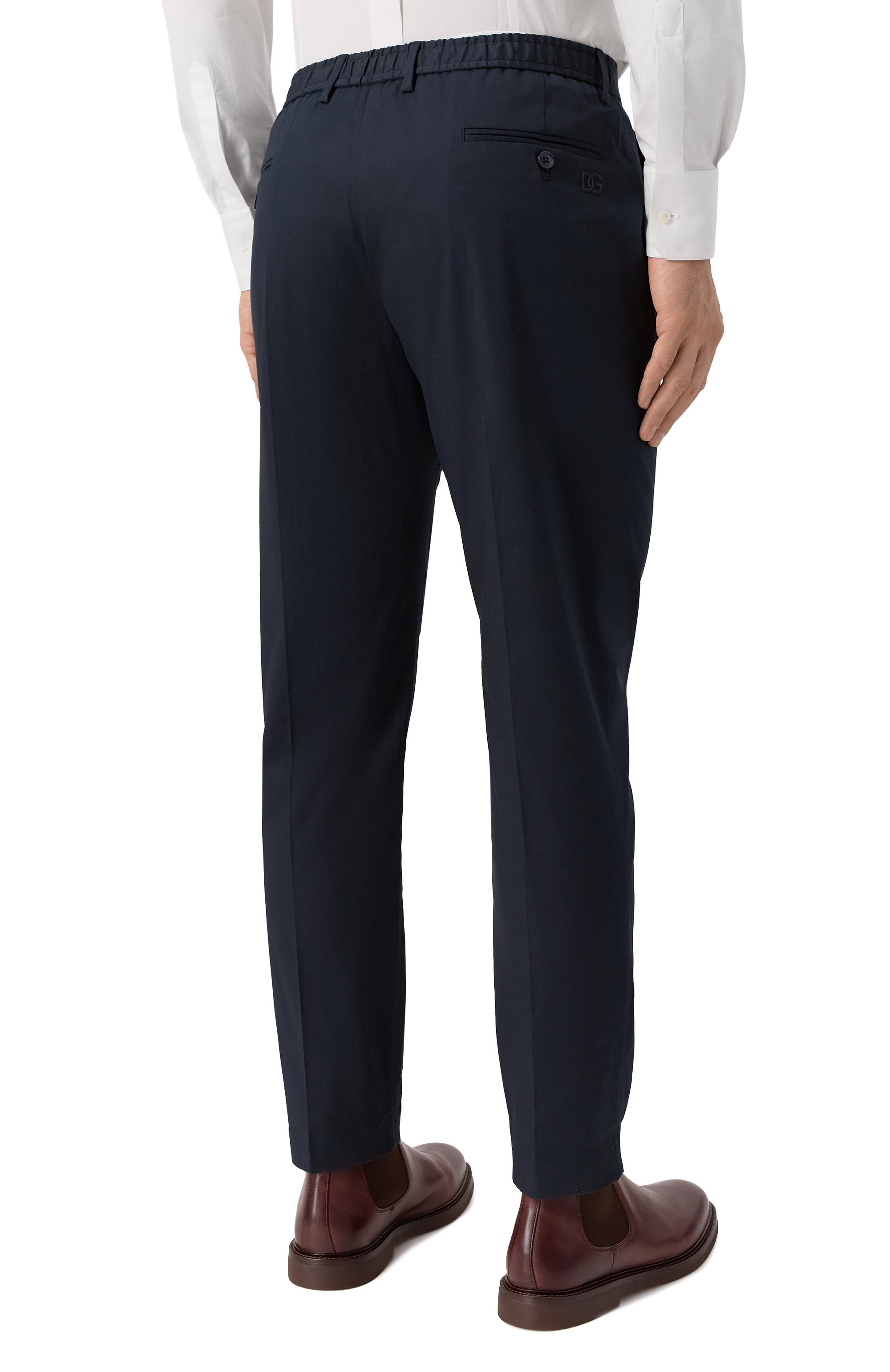 Хлопковые брюки DOLCE & GABBANA, арт. GW13EZ/FUFNV, фото 4