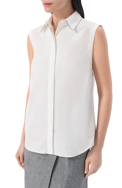 Хлопковый топ BRUNELLO CUCINELLI, арт. MP091MA616, фото 3