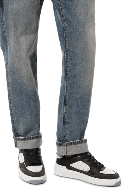 Кожаные кеды b-court flip BALMAIN, арт. BM0VI349/LPTN, фото 3