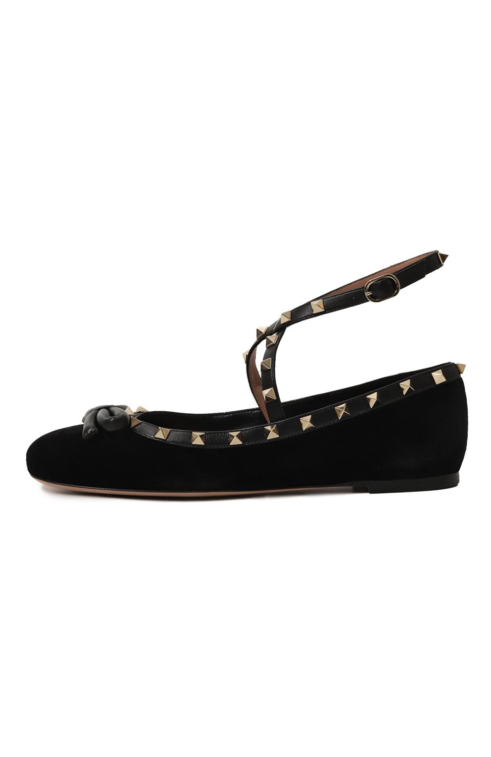 Текстильные балетки rockstud VALENTINO, арт. 5W2S0HB6/CWY, фото 4