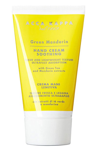 Женского успокаивающий крем для рук green mandarin (75ml) ACCA KAPPA, арт. 853463