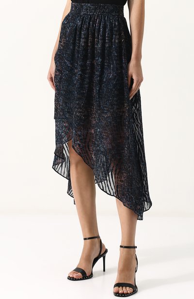 Юбка асимметричного кроя из смеси вискозы и шелка IRO, арт. 18SWP31EL00K, фото 3