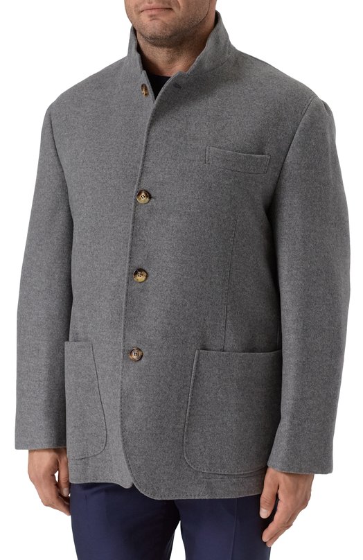 Кашемировая куртка Brunello Cucinelli MT4016265 Серый  MT4016265 Фото 3