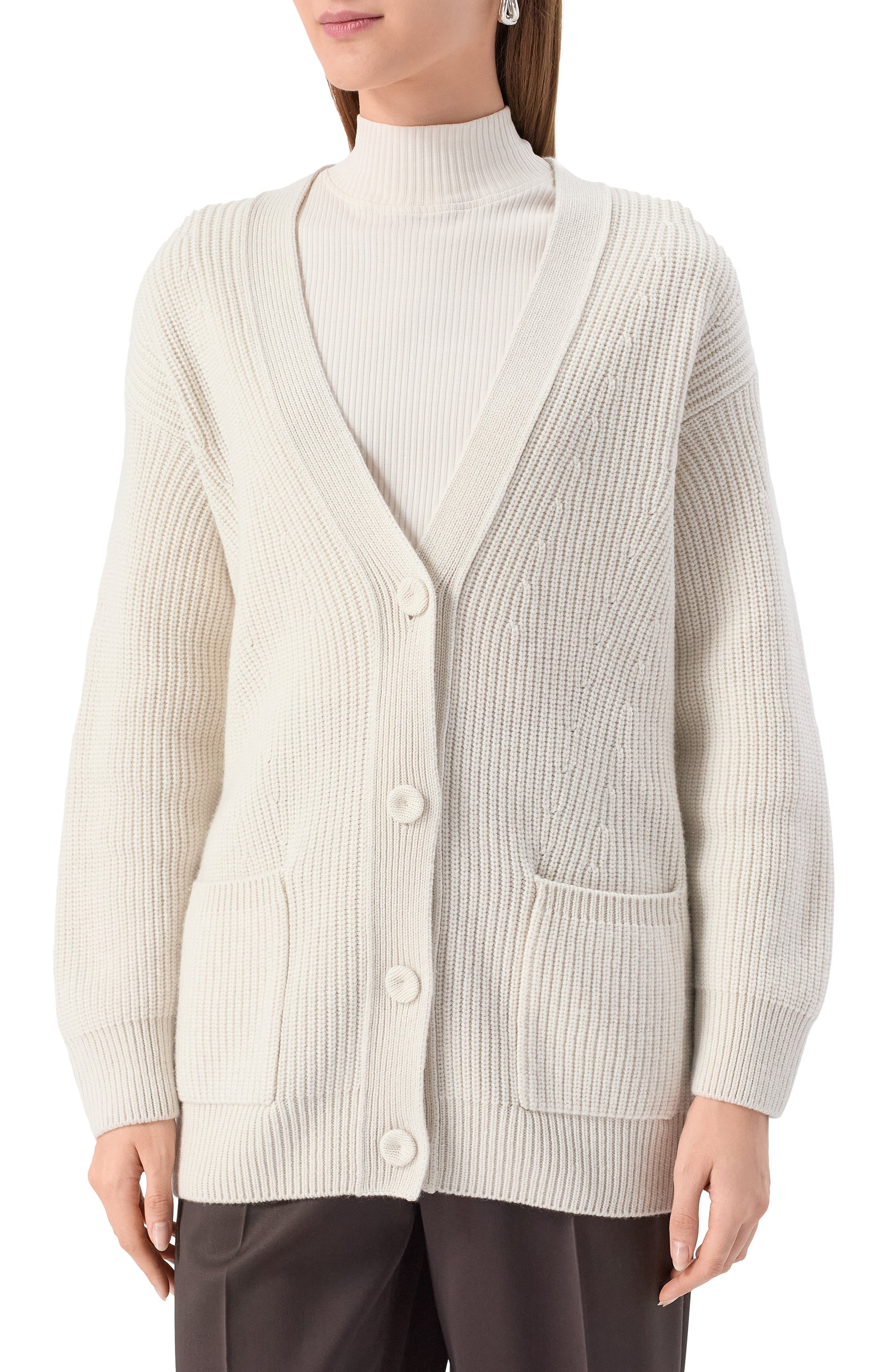 Кашемировый кардиган AGNONA, арт. K410098E/1K050NE, фото 3