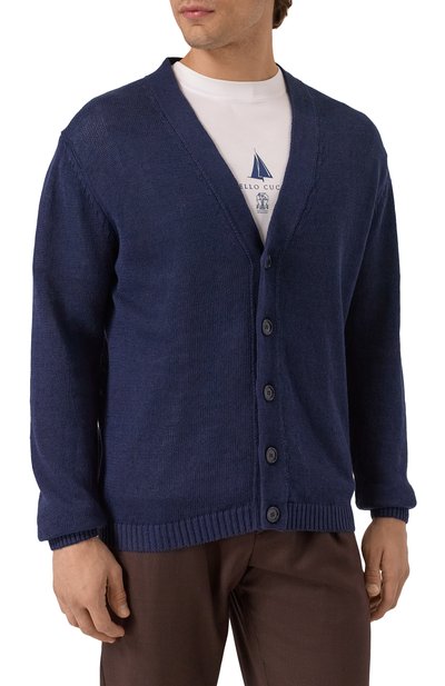 Кардиган изо льна и хлопка DANIELE FIESOLI, арт. DF2075, фото 3