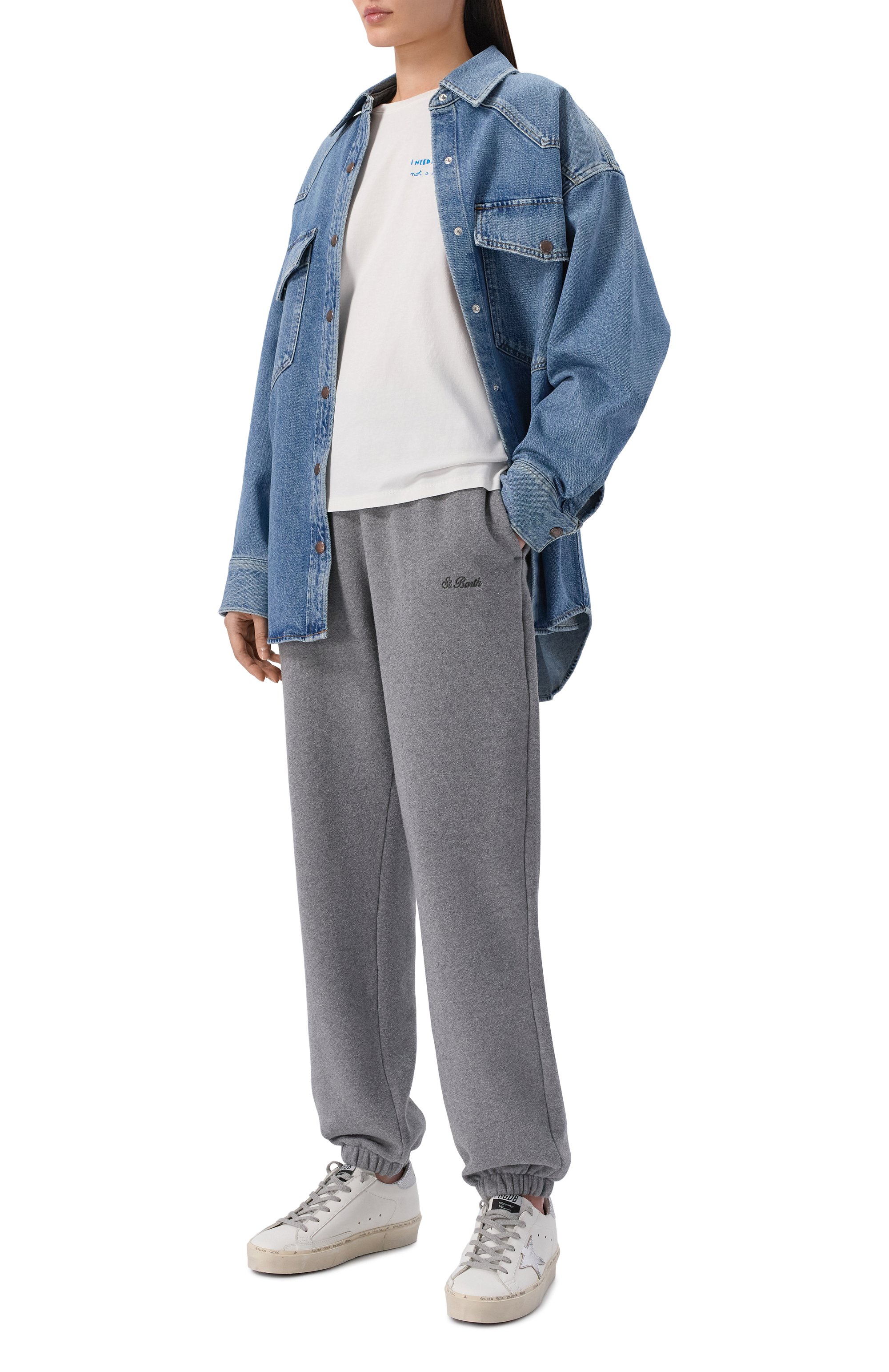 Хлопковые джоггеры MC2 SAINT BARTH, арт. 0DA0005-00657I/0DALYS W, фото 2