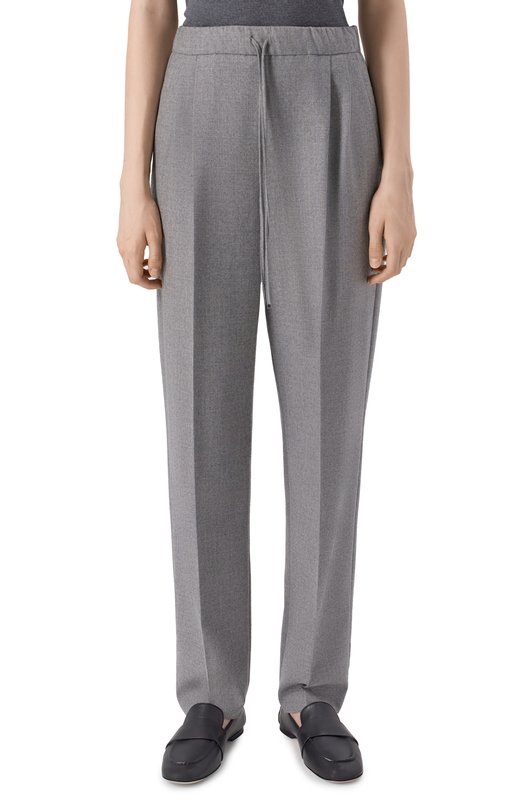 Кашемировые брюки Max Mara GATTI Серый  GATTI Фото 3