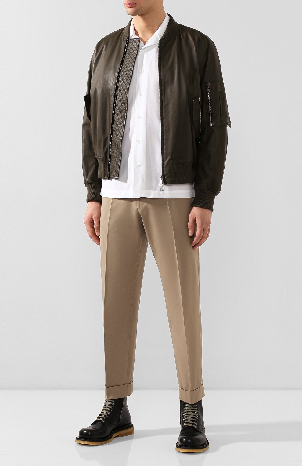 Хлопковая рубашка BERLUTI, арт. R17HCS26-011, фото 2