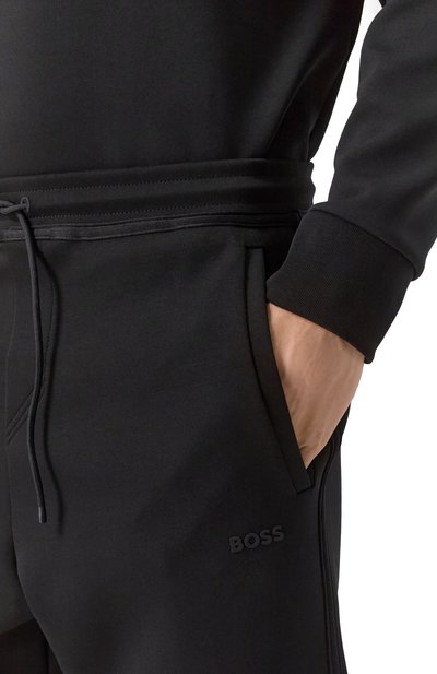 Хлопковые джоггеры BOSS GREEN, арт. 50530030, фото 5