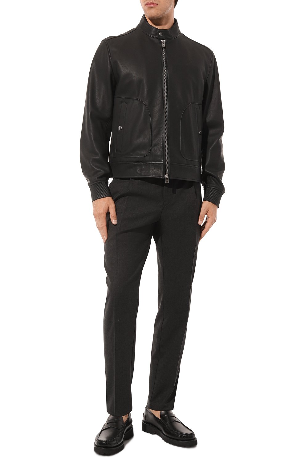 Кожаная куртка BOSS, арт. 50494120, фото 2