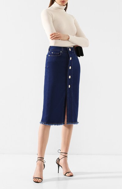 Джинсовая юбка 7 FOR ALL MANKIND, арт. JSQFB120BR, фото 2