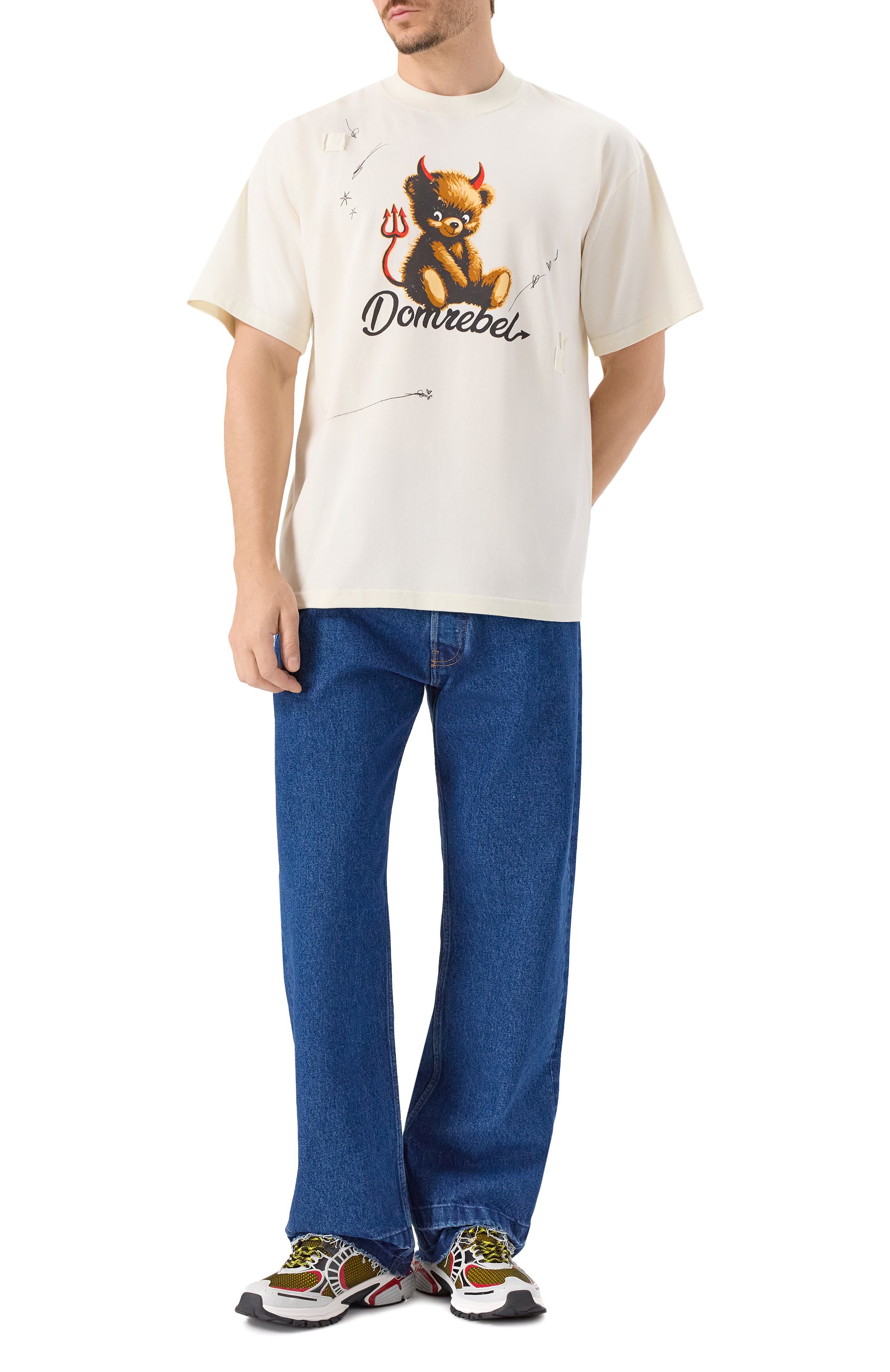 Хлопковая футболка DOMREBEL, арт. M DIABL0 BEAR/T-SHIRT, фото 2