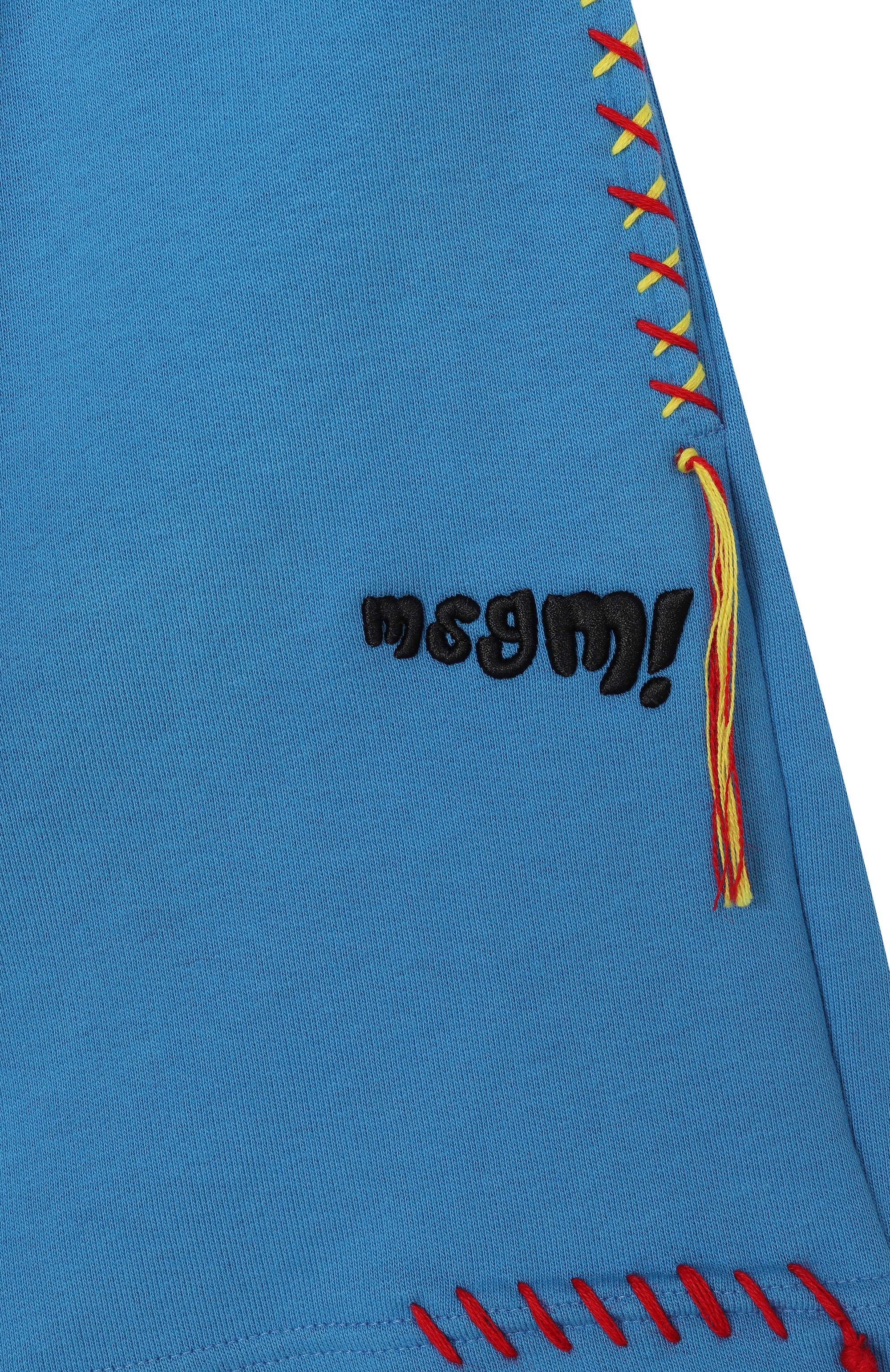 Хлопковые шорты MSGM KIDS, арт. S6MSJUBE138, фото 3