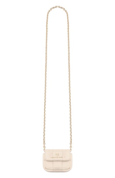 Кожаный чехол для airpods pro MICHAEL MICHAEL KORS кремового цвета по цене 11500 руб., арт. 34H1LTMC2L, фото 5 Кожаный чехол для airpods pro MICHAEL MICHAEL KORS, арт. 34H1LTMC2L, фото 5