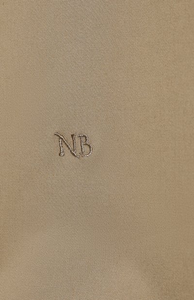 Хлопковая рубашка NOBLE&BRULEE темно-бежевого цвета по цене 42000 руб., арт. NB111021/41, фото 5 Хлопковая рубашка NOBLE&BRULEE, арт. NB111021/41, фото 5