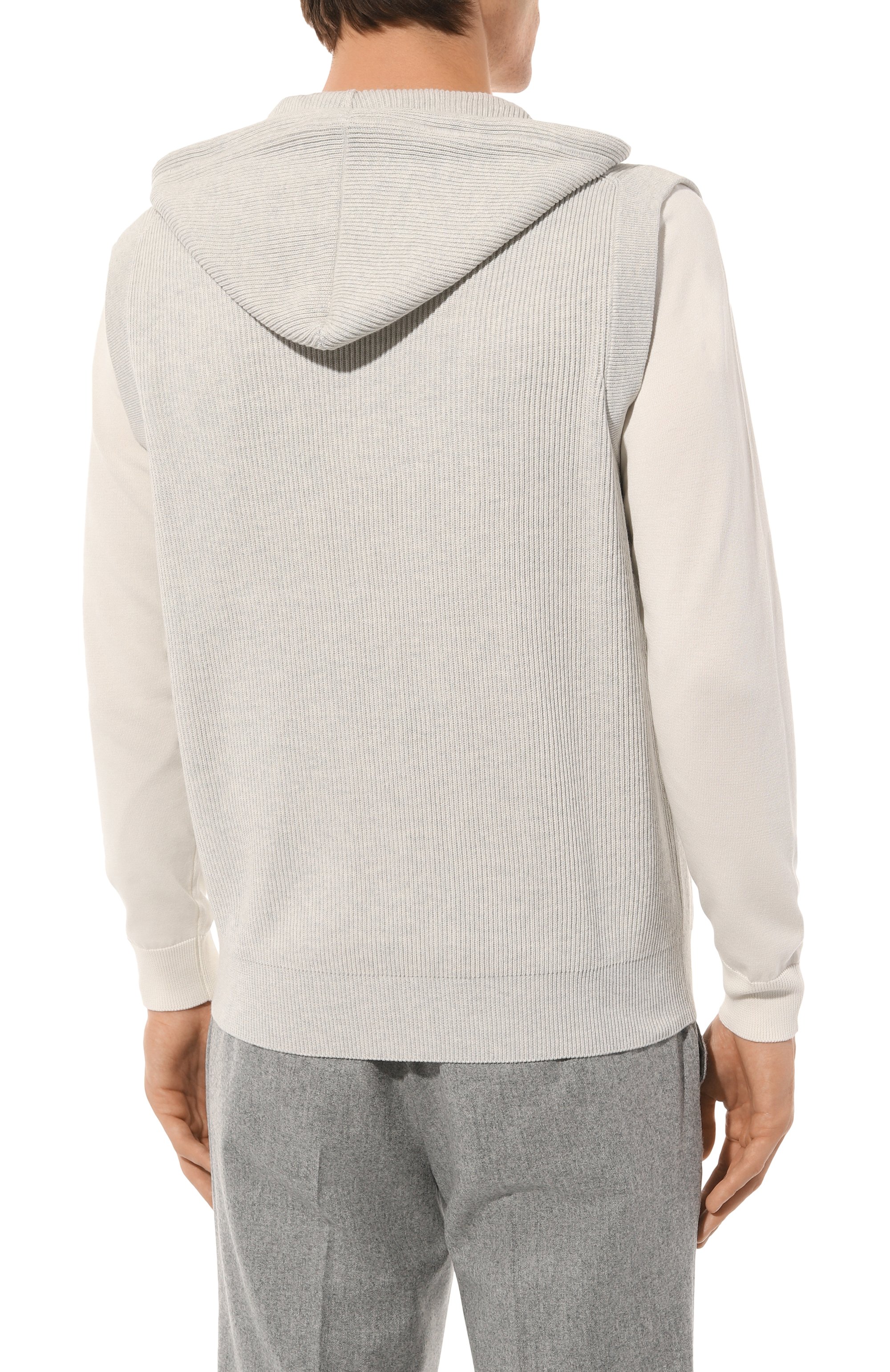 Хлопковый жилет BRUNELLO CUCINELLI, арт. M2920B2308, фото 4