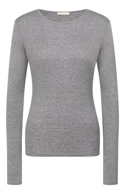 Женский лонгслив из шелка и хлопка 12 STOREEZ, арт. 135744