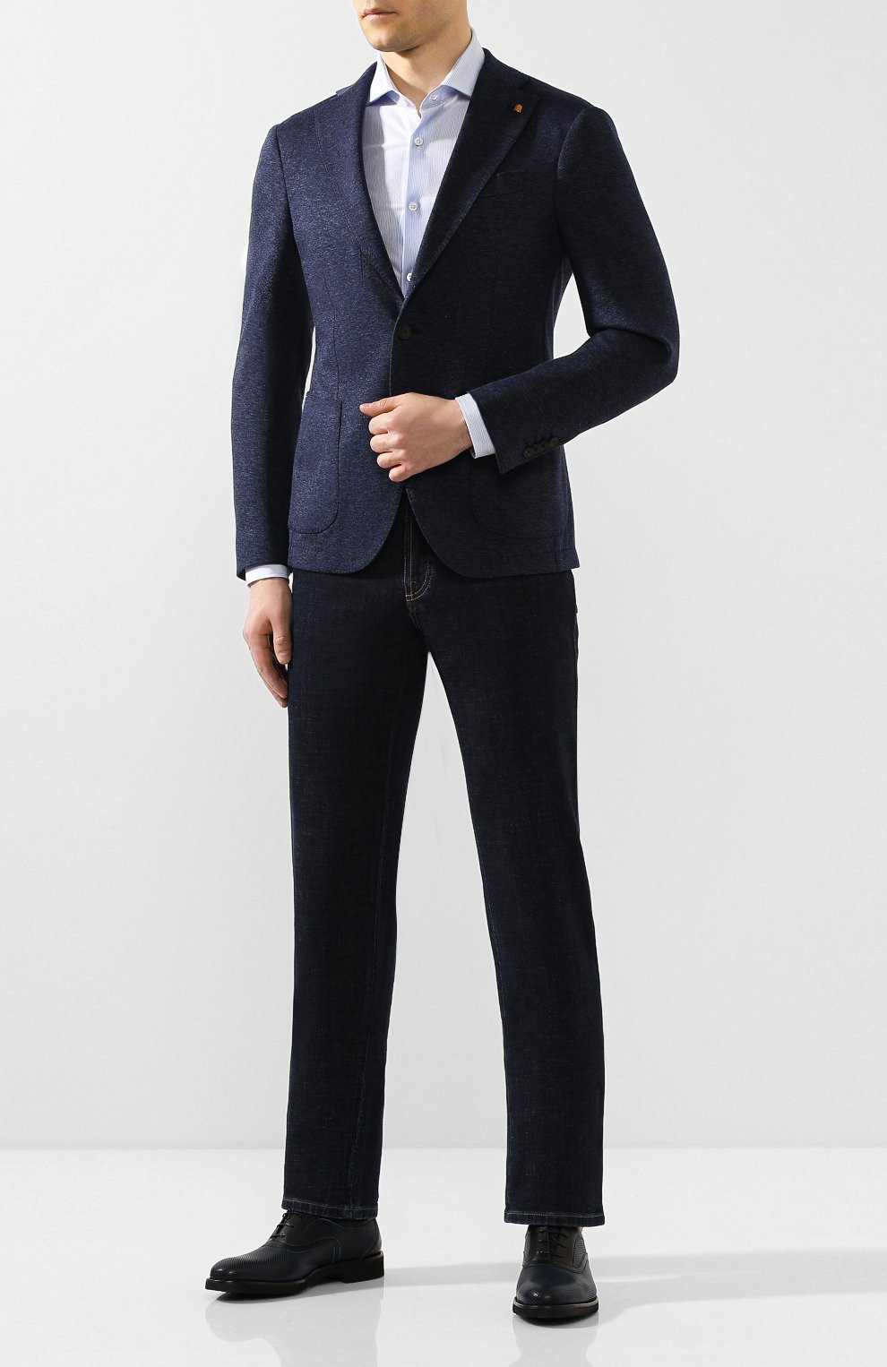 Кожаные оксфорды MORESCHI, арт. 43369/162, фото 2