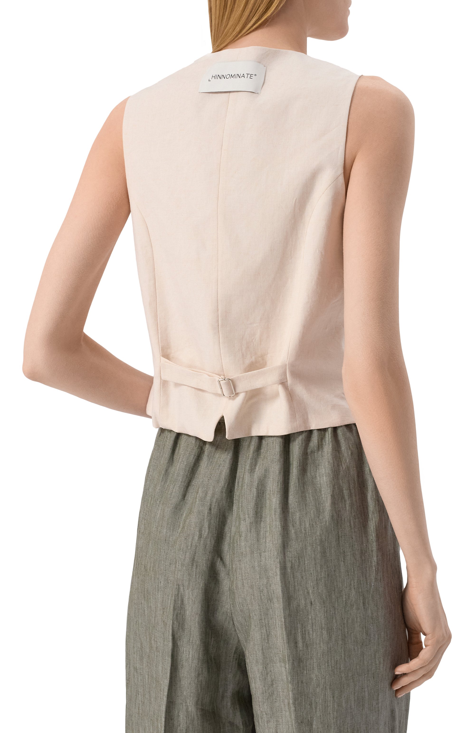 Жилет изо льна и вискозы HINNOMINATE, арт. HMABW01842, фото 4