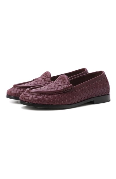 Женские кожаные лоферы silenzio BOTTEGA VENETA, арт. 867815/V2ED0