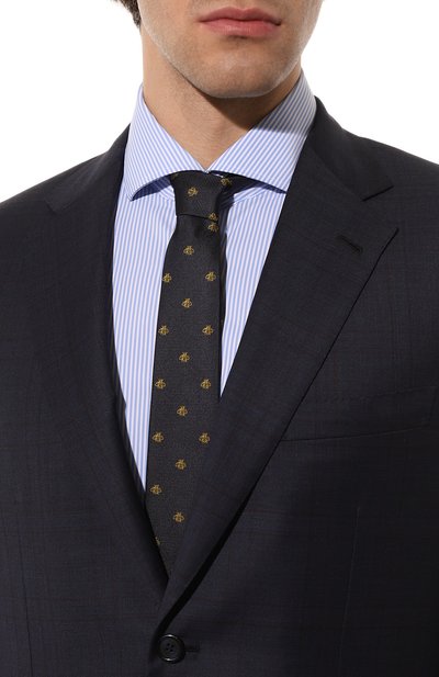 Шелковый галстук GUCCI, арт. 624058 4E002, фото 2