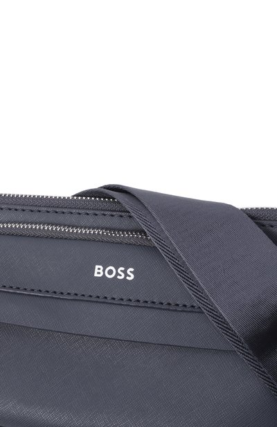 Поясная сумка zair BOSS синего цвета по цене 22450 руб., арт. 50530098, фото 3 Поясная сумка zair BOSS, арт. 50530098, фото 3