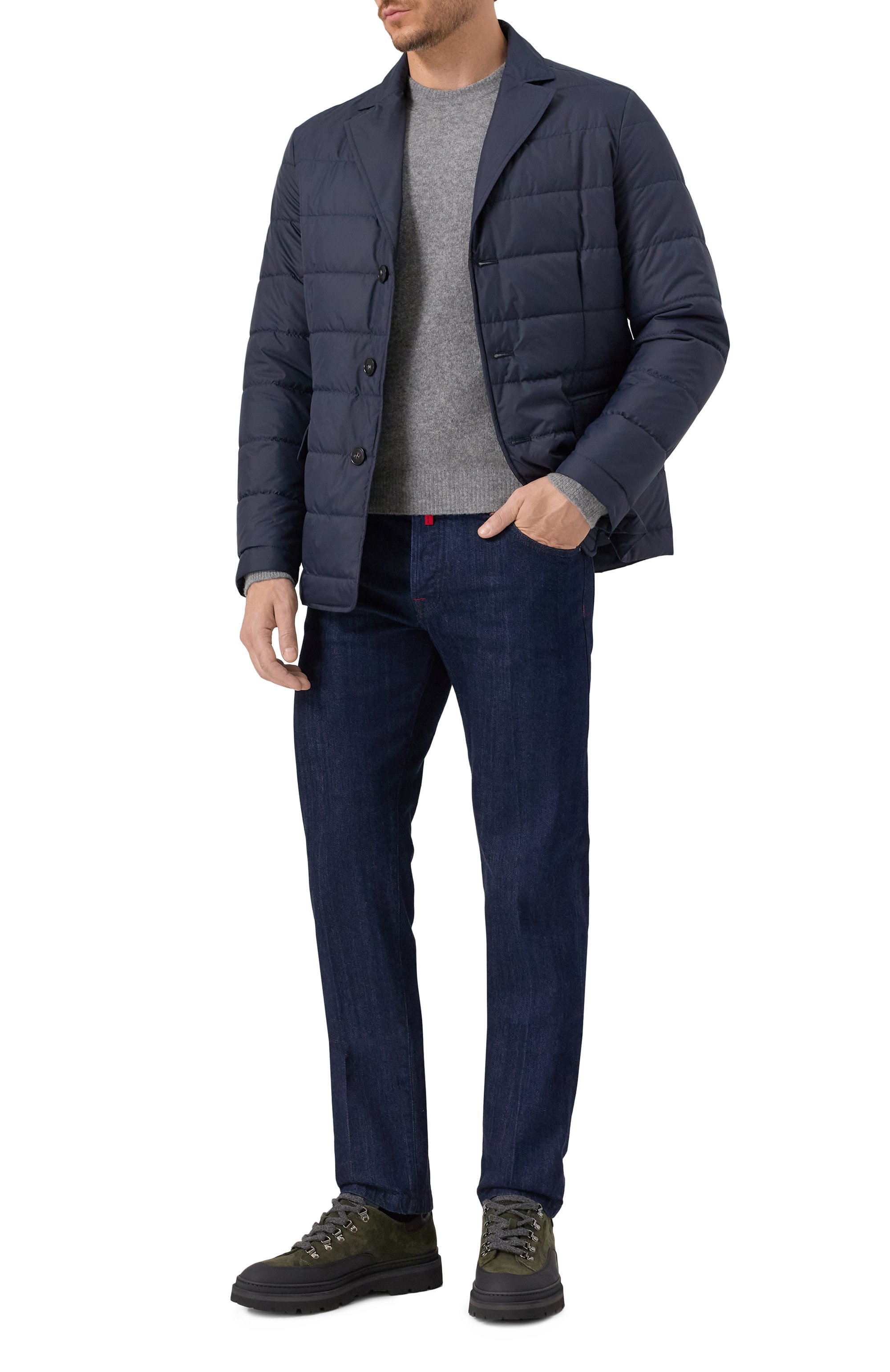 Свитер CORNELIANI серого цвета по цене 69950 руб., арт. 26M578-2625159, фото 2 Свитер CORNELIANI, арт. 26M578-2625159, фото 2