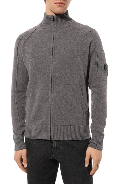 Шерстяной кардиган C.P. COMPANY, арт. 15CMKN402A005504A, фото 3