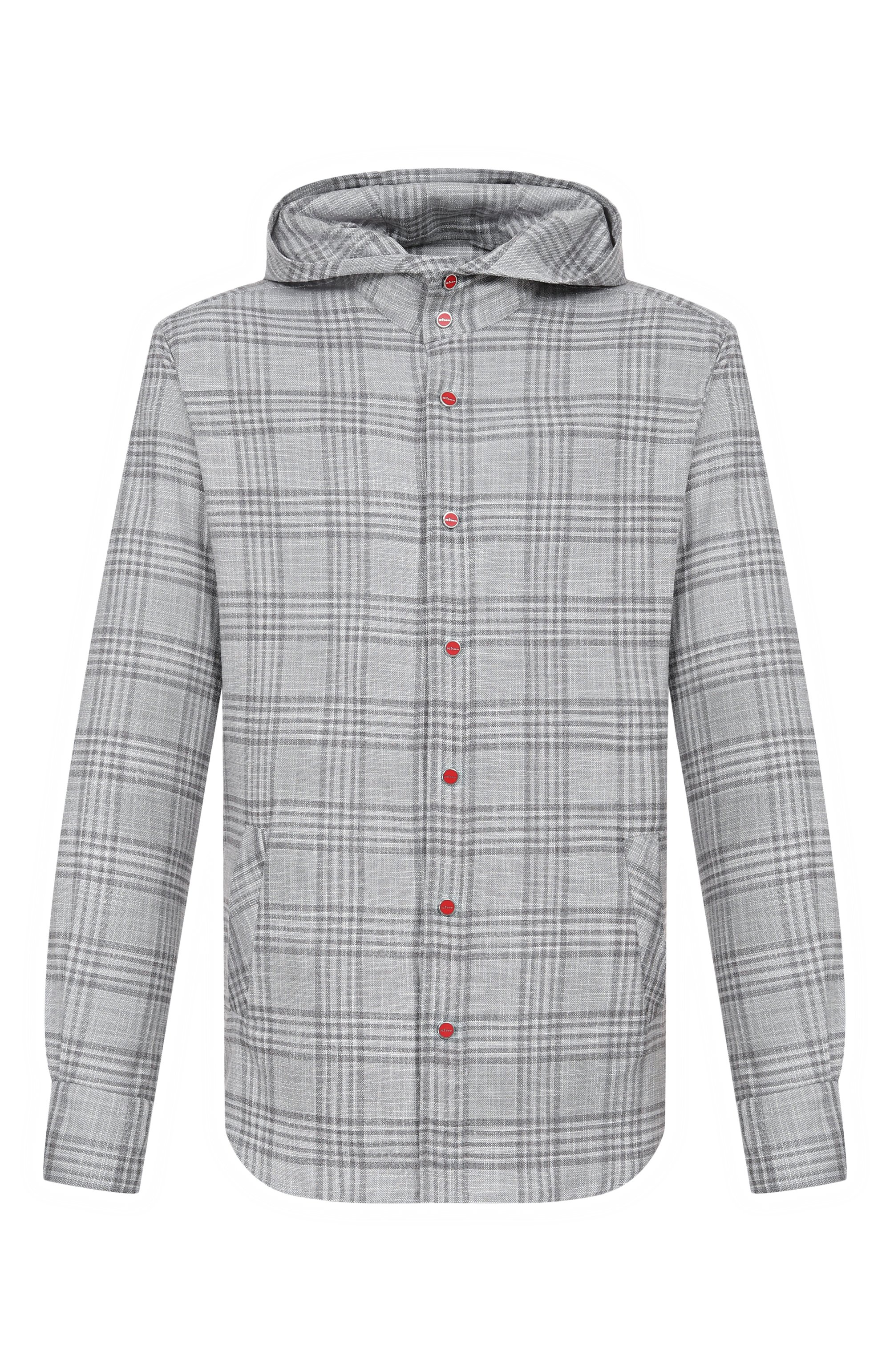 Рубашка из шерсти и шелка KITON, арт. UMCMARK0617E20, фото 1