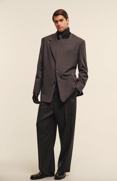 Кожаные перчатки GIORGIO ARMANI, арт. 744150/3F214, фото 3