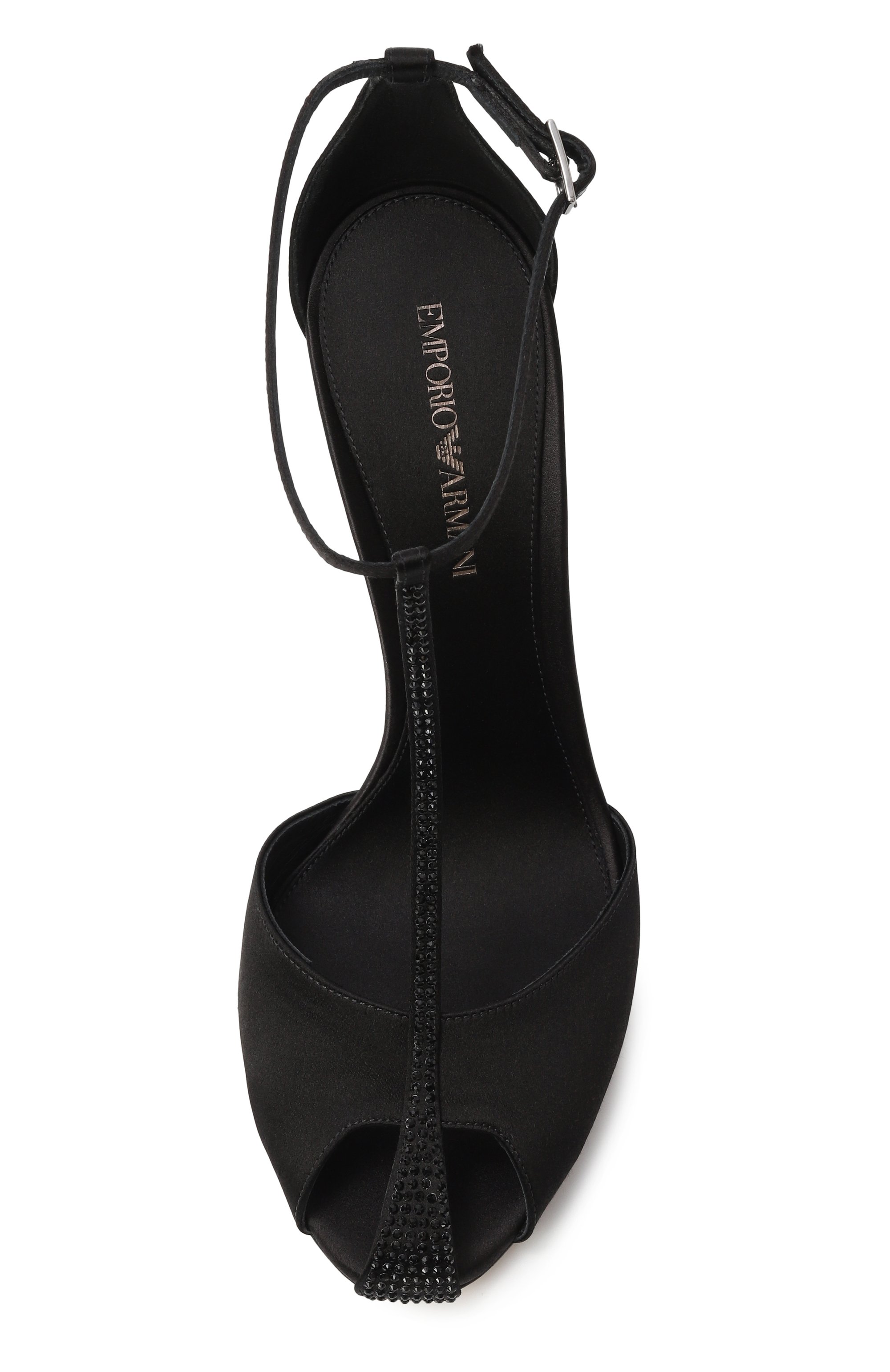 Текстильные босоножки EMPORIO ARMANI, арт. X3P853/XR385, фото 6