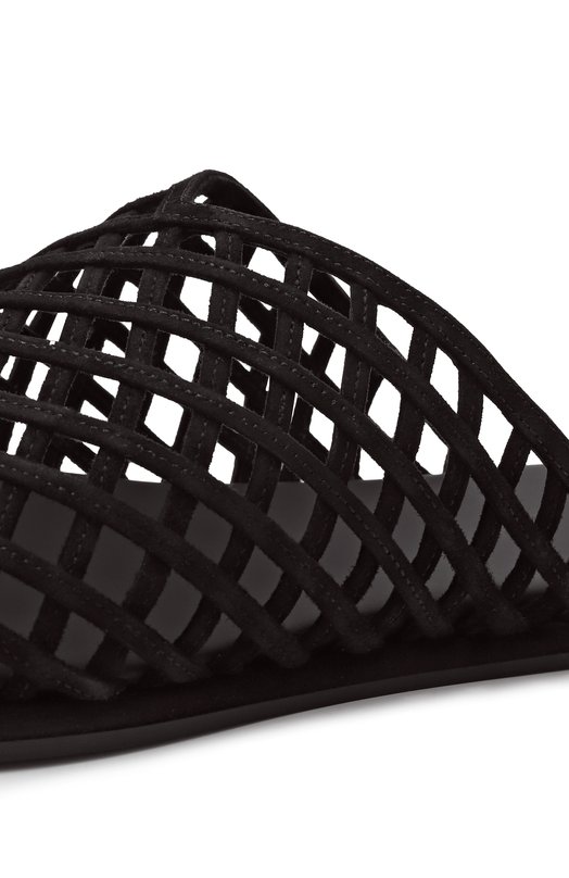Замшевые сабо Atik Woven Neous 00477B01 Чёрный  00477B01 Фото 7