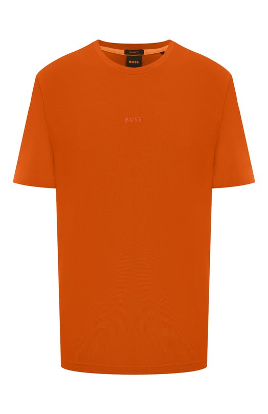 Хлопковая футболка BOSS Orange 50473278 Оранжевый 50473278
