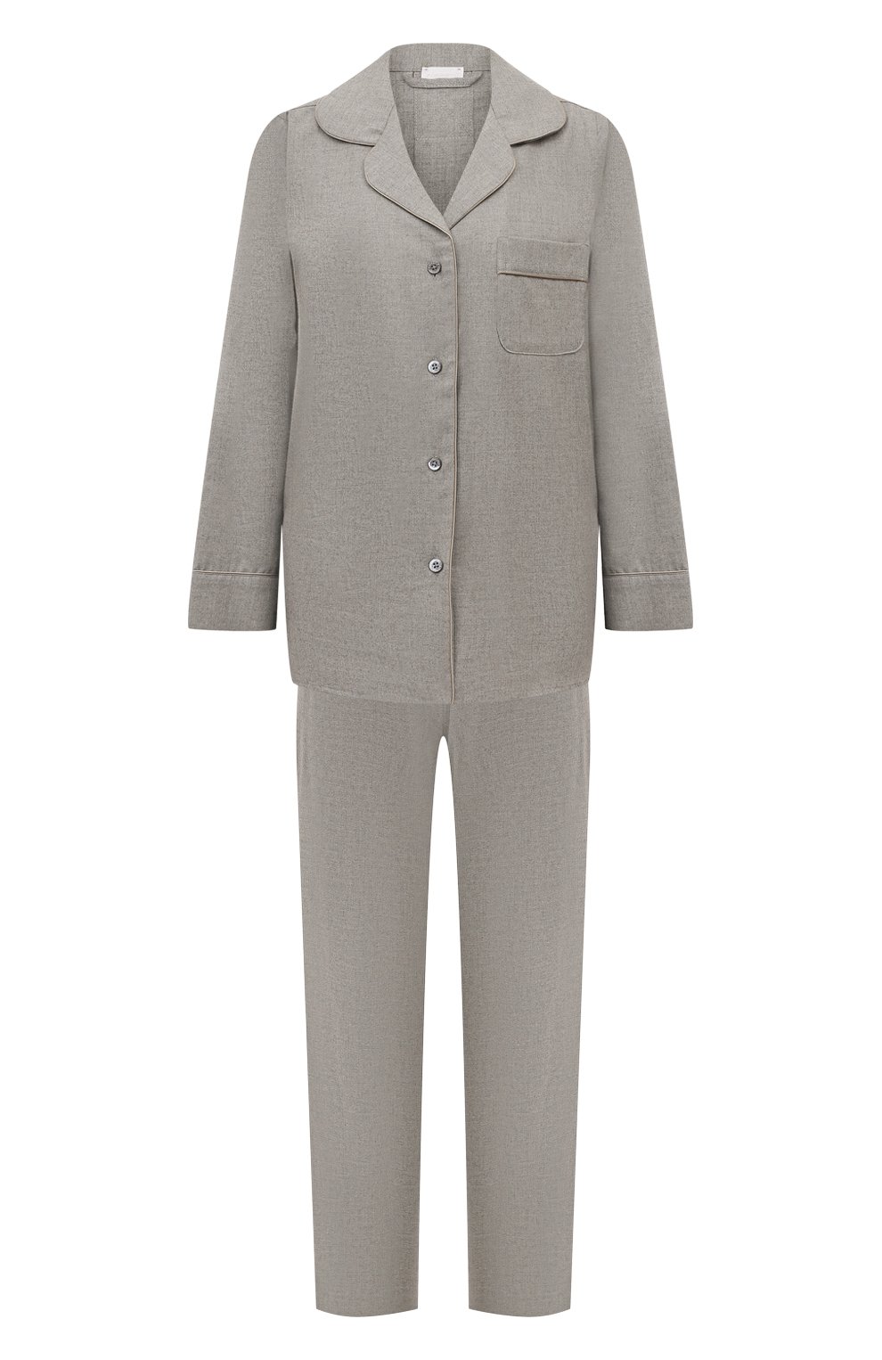 Пижама из хлопка и шерсти ZIMMERLI, арт. 4600-11000, фото 1