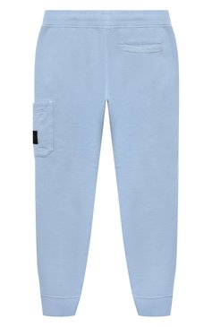 Детские хлопковые джоггеры STONE ISLAND голубого цвета, арт. 801661540/14-16 | Фото 2 (Материал внешний: Хлопок; Материал сплава: Проставлено; Нос: Не проставлено; Мальчики Кросс-КТ: Джоггеры-одежда; Ростовка одежда: 16 лет | 164 см)