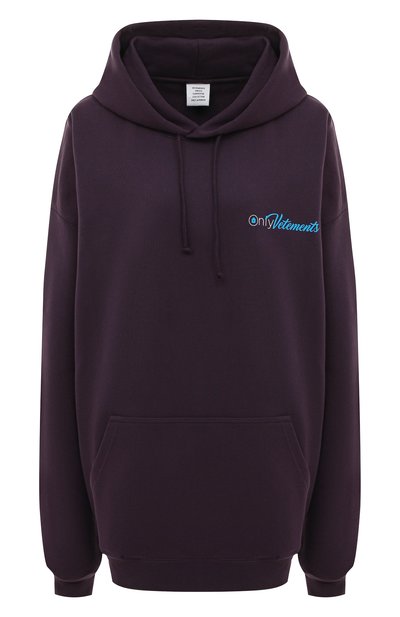 Женский хлопковое худи VETEMENTS, арт. UA53HD160P 1605/W