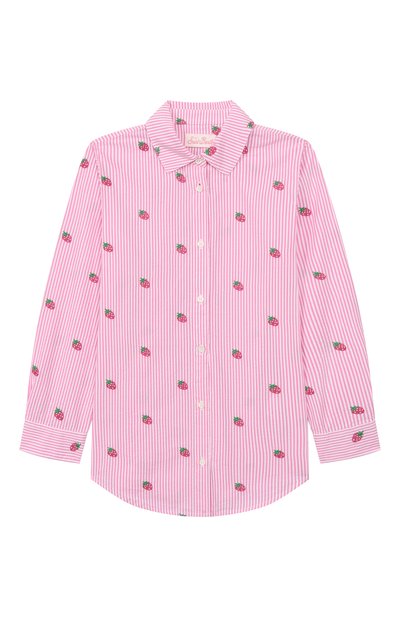 Хлопковая рубашка MC2 SAINT BARTH, арт. STBK MINI BRIGITTE/BRIG003/01921F