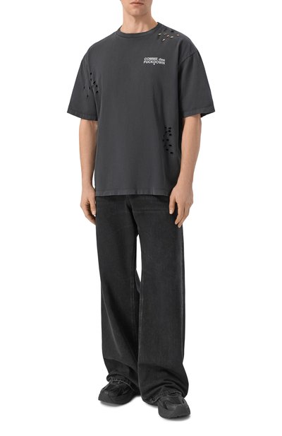 Мужская хлопковая футболка COMME DES FUCKDOWN, арт. CFABM01991